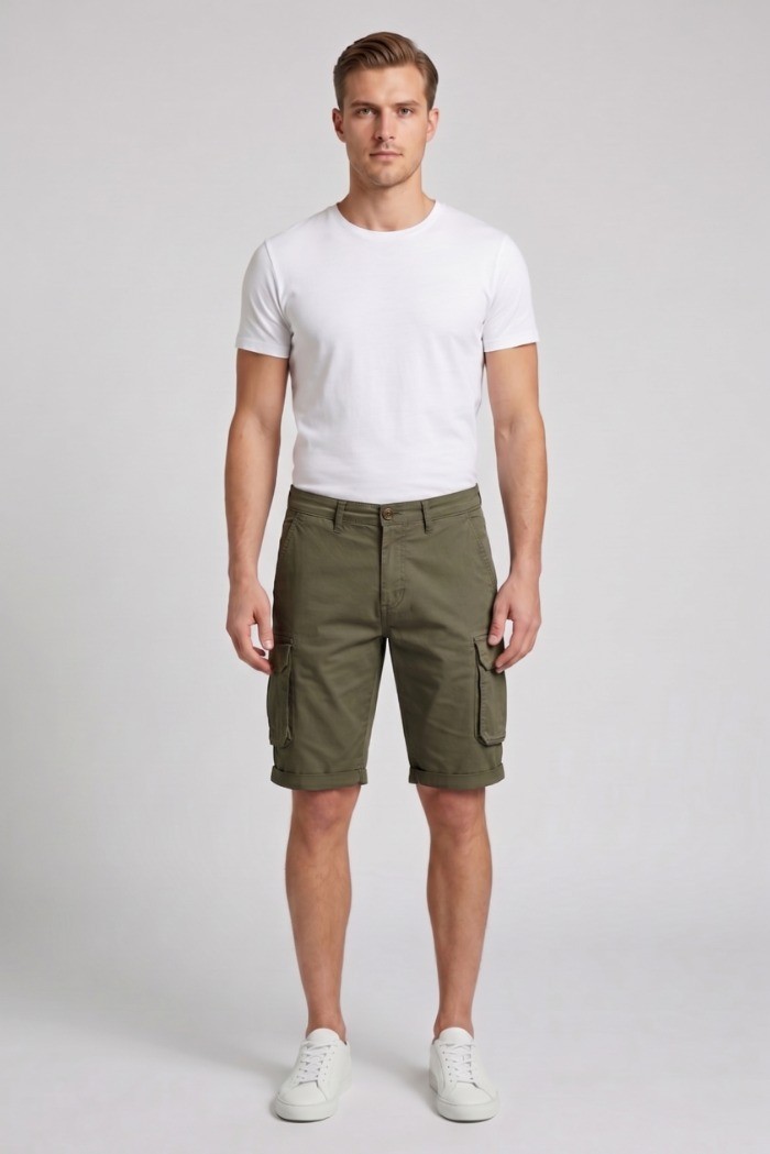 Markup bermuda cargo in cotone twill MK15206 [8d7e6f6d]