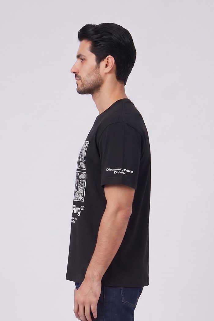 Urban Ring t-shirt in jersey di cotone UR811031 [4308bd4a]