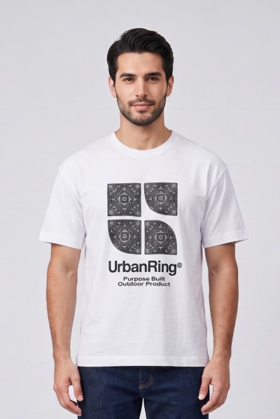 Urban Ring t-shirt in jersey di cotone UR811031 [f34d8d8e]