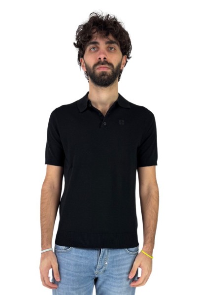 Urban Ring polo in filo con logo ricamato sul petto UR810007 [fa344b02]