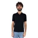 Urban Ring polo in filo con logo ricamato sul petto UR810007 [fa344b02]