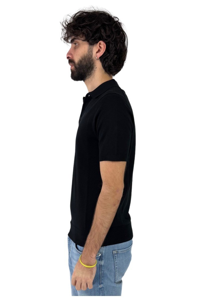 Urban Ring polo in filo con logo ricamato sul petto UR810007 [2312080f]