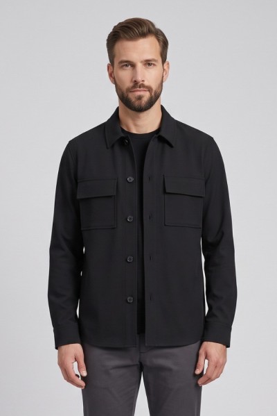 Moro camicia in poliviscosa stretch MEG611 — 805219040079494_1