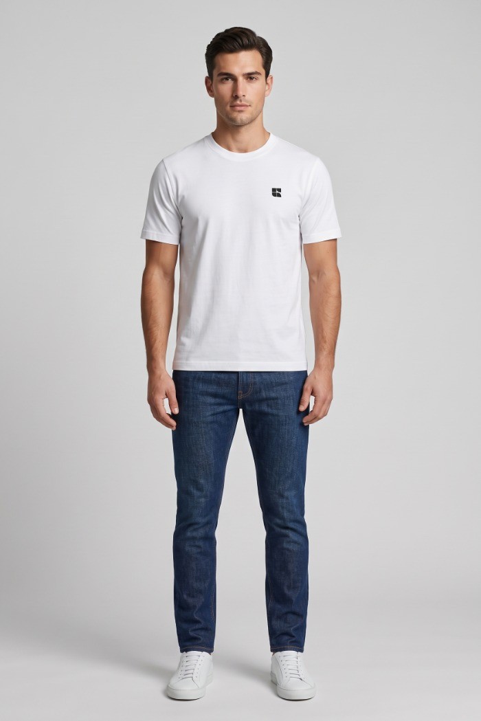 Urban Ring t-shirt in jersey di cotone UR811034 [e57b279c]