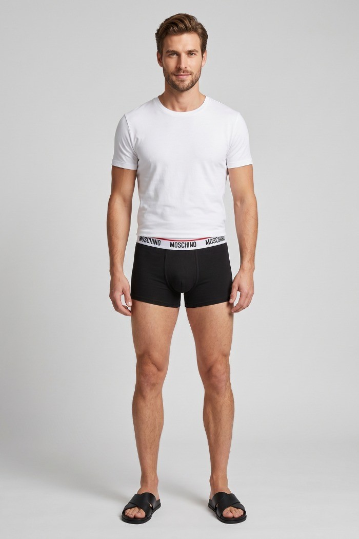 Moschino boxer tri-pack in cotone stretch V1A1395-4300 [f24d733d]