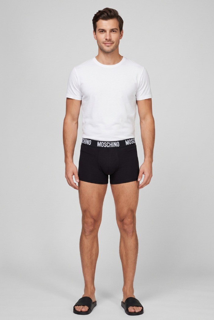 Moschino boxer bi-pack supima cotton stretch V1A1389-4301 [9a6fab7c]