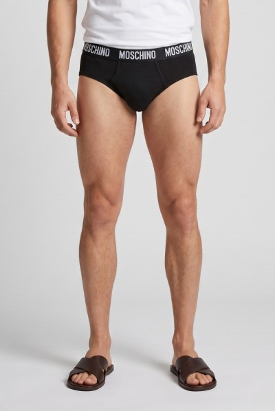 Moschino slip bi-pack supima cotton stretch V1A1388-4301 — 805219040080035_1