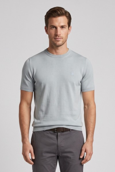 Urban Ring maglia girocollo mezza manica in cotone UR810005 [c21d88a4]