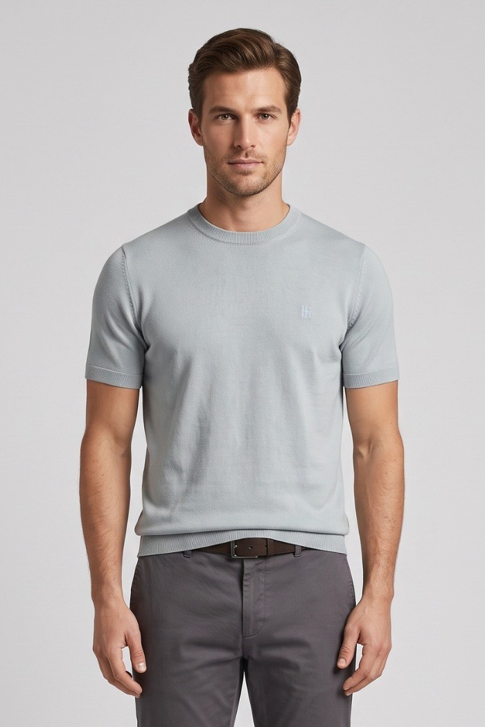 Urban Ring maglia girocollo mezza manica in cotone UR810005 [c21d88a4]