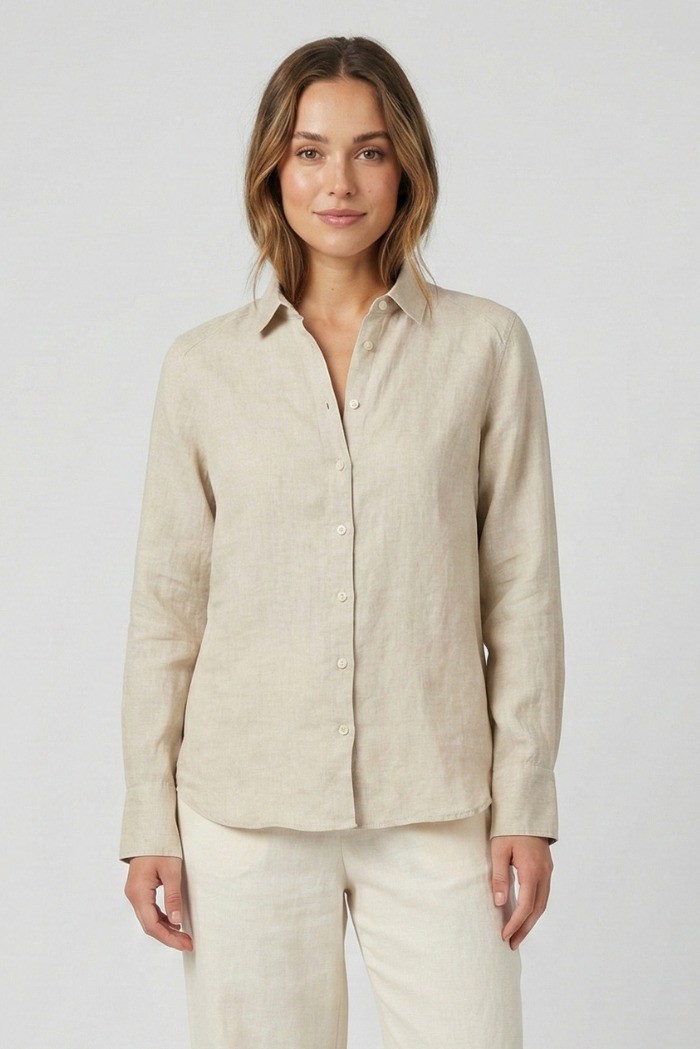 Blash camicia in lino BS1730006 [18fa708f]