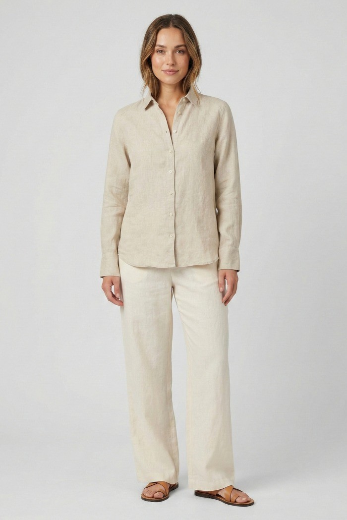 Blash camicia in lino BS1730006 [76c1f286]
