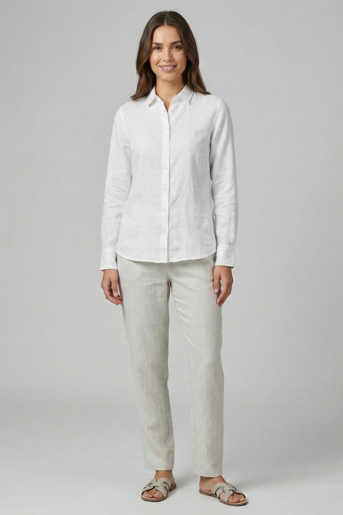 Blash camicia in lino BS1730006 [5217558f]