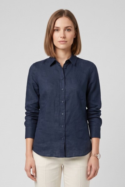 Blash camicia in lino BS1730006 — 805219040078213_6