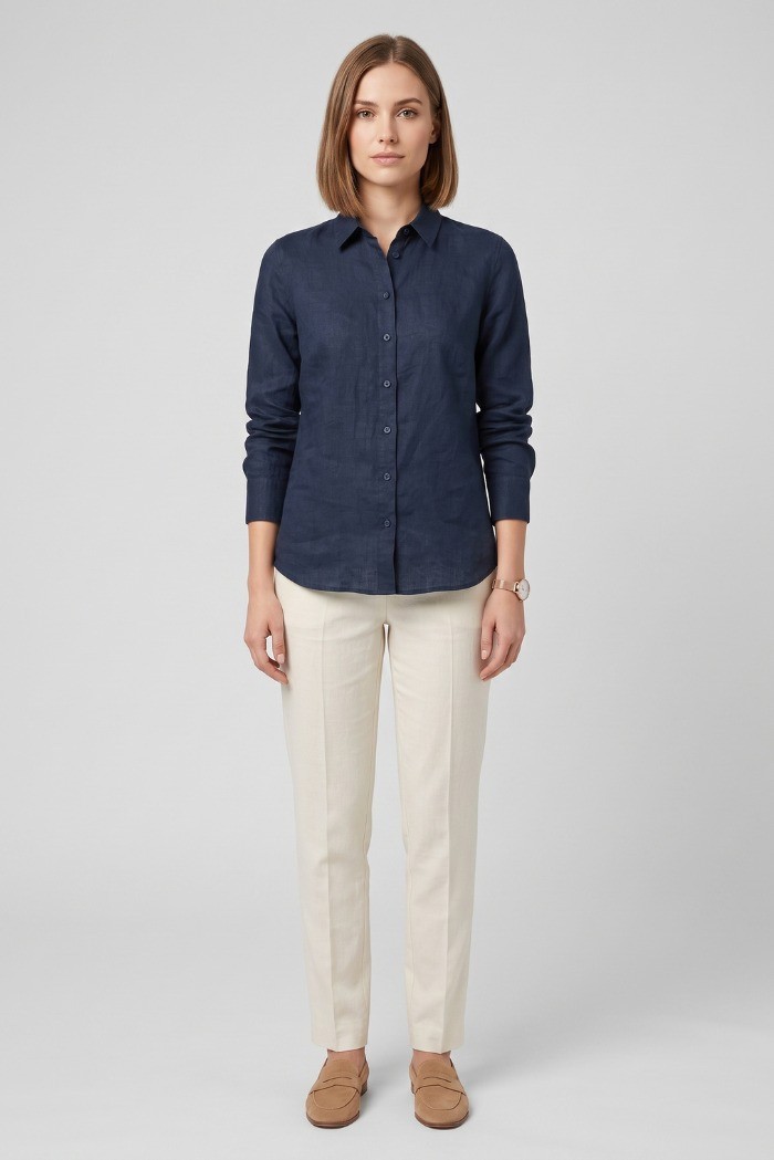 Blash camicia in lino BS1730006 [c909ef89]