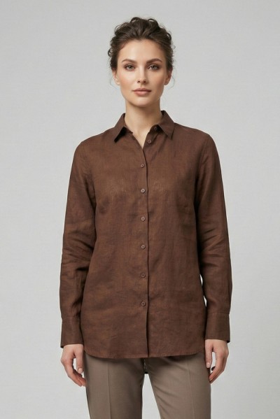 Blash camicia in lino BS1730006 — 805219040078213_3