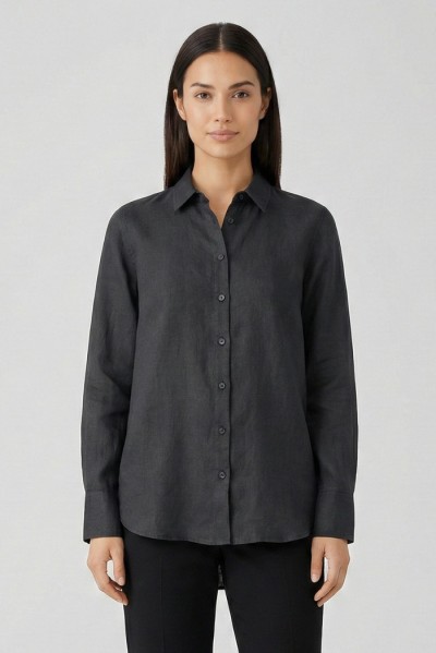 Blash camicia in lino BS1730006 — 805219040078213_4