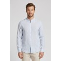 Markup camicia rigata in lino delavé MK493013 [f24a19ac]