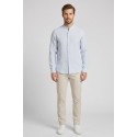 Markup camicia rigata in lino delavé MK493013 [9c719ba5]