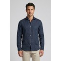 Markup camicia in lino con collo francese MK13003 [cba8d1a8]