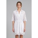 Markup abito in cotone pizzo sangallo MW1610206 [d3edb034]