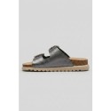 Lumberjack ciabatta in pelle con fibbie gioiello Miuccia 102269255 [7a169ad6]