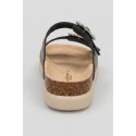 Lumberjack ciabatta in pelle con fibbie gioiello Miuccia 102269255 [c85b1ccc]