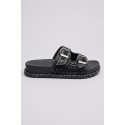 Solo Soprani ciabatta con doppia fascia e strass SSW519N88 [ed6bf4a2]
