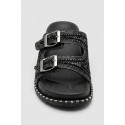 Solo Soprani ciabatta con doppia fascia e strass SSW519N88 [835076ab]