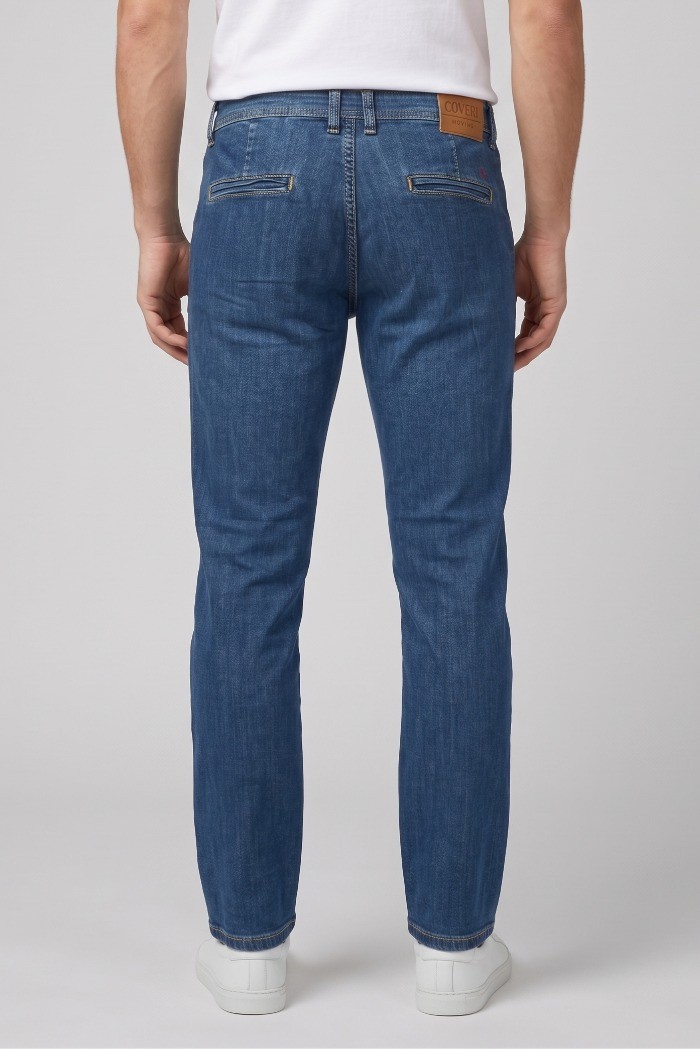 Coveri jeans chino regular fit in denim stretch COV1507 [9e562058]