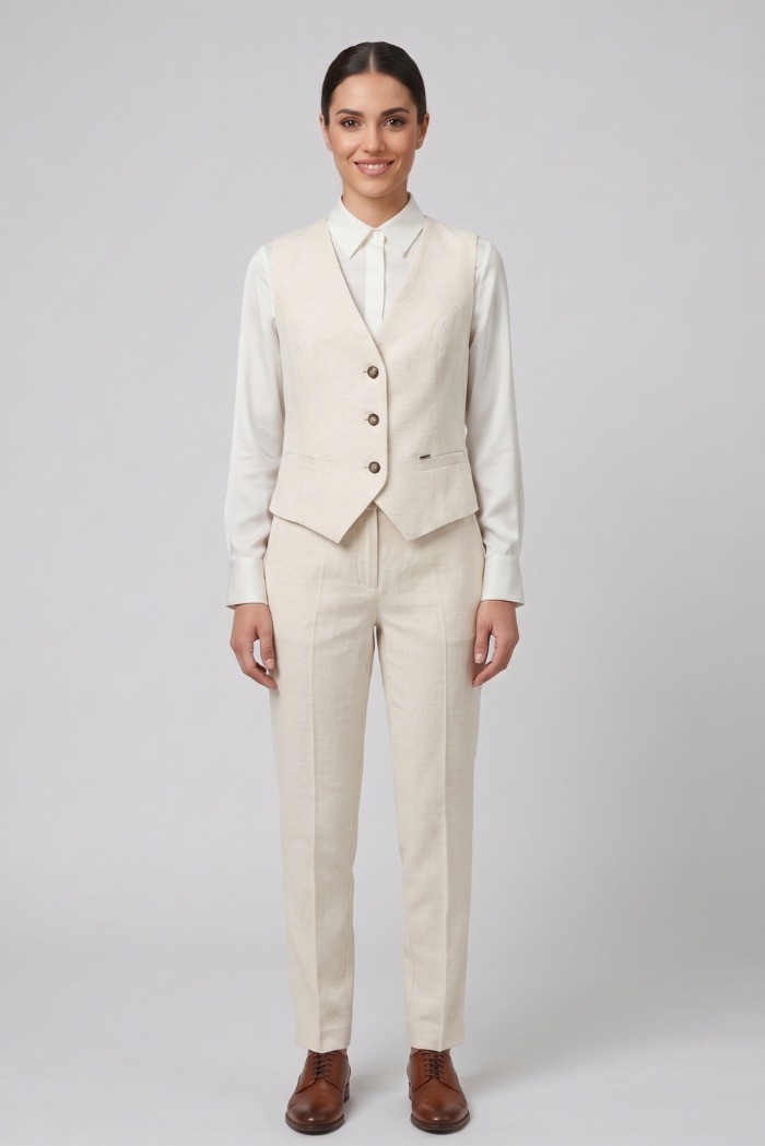 Maidoma gilet in misto lino e viscosa PE26F508/MD1320 [3e87e586]
