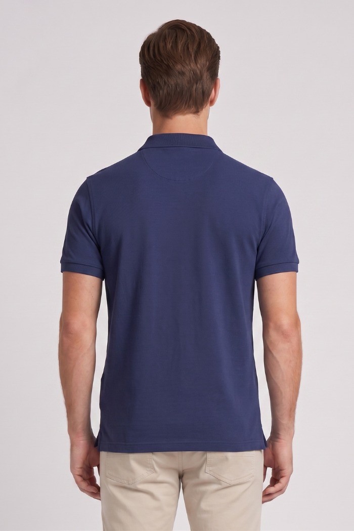 Henry Cotton's polo in piquet con logo ricamato P626127 [b03a8a06]