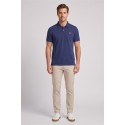 Henry Cotton's polo in piquet con logo ricamato P626127 [07274b02]