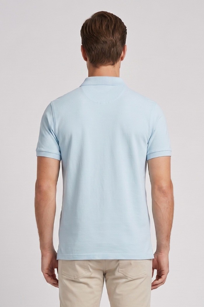 Henry Cotton's polo in piquet con logo ricamato P626127 [b868fad5]