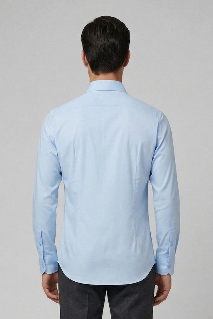 Paul Matthew camicia custom fit in tessuto no-stiro CI2-2702 [7ae0d6d4]