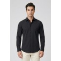 Paul Matthew camicia custom fit in tessuto no-stiro CI2-2702 [1b88e780]