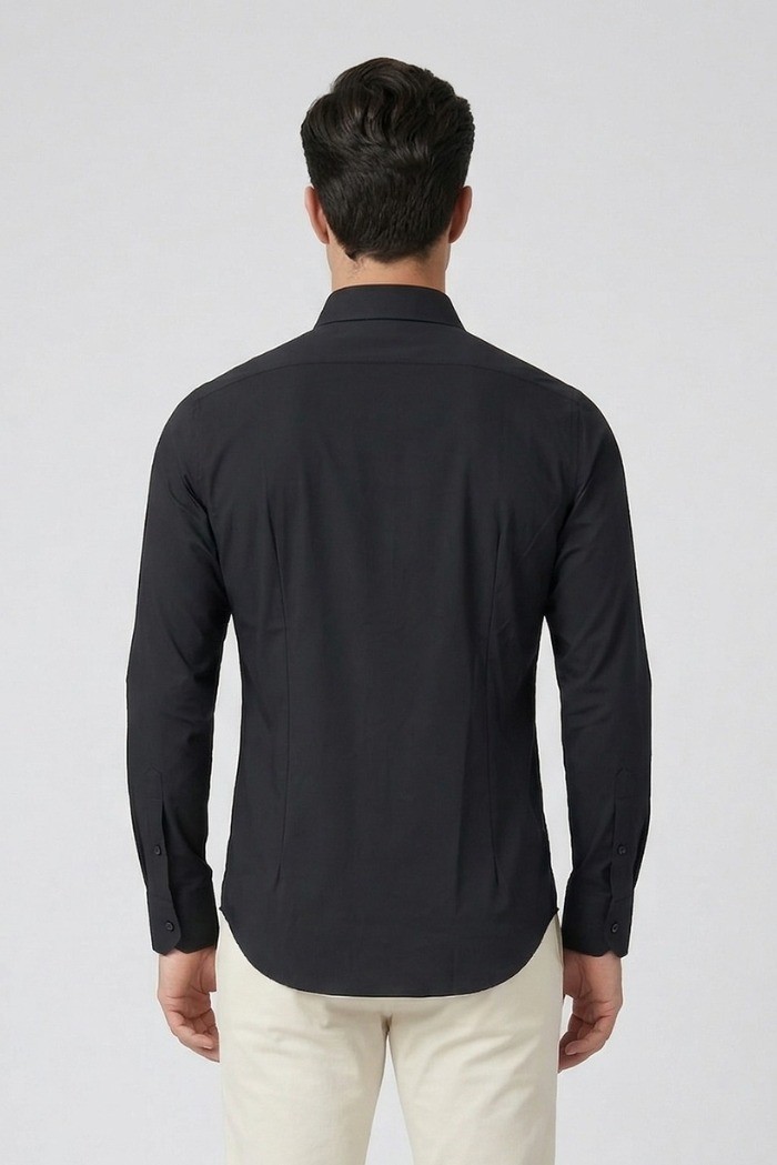 Paul Matthew camicia custom fit in tessuto no-stiro CI2-2702 [c2aea48d]