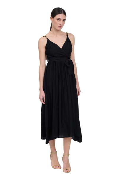 Influencer abito con scollo ad incrocio 03X565 [34d7a320]