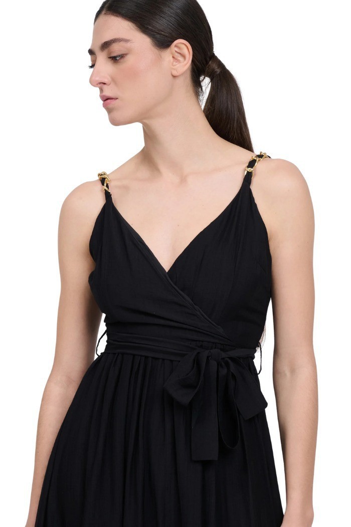 Influencer abito con scollo ad incrocio 03X565 [5aec2129]