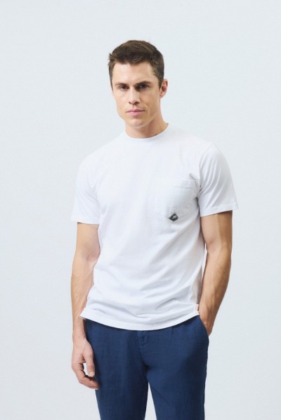 Roy Roger's t-shirt Pocket in jersey RRU634CA160111 [324d775c]