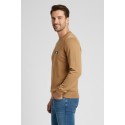 Refrigue maglia girocollo in misto viscosa con patch logo 2811w00156 [7c1f97e7]