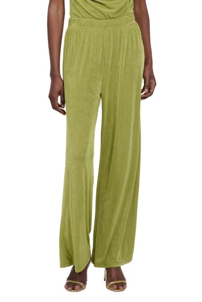 Influencer pantalone in crepe con elastico in vita 03Y134 [bd7fff9f]