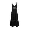 Influencer abito lungo scollato con inserti in pizzo 03Y131 [a31476f9]