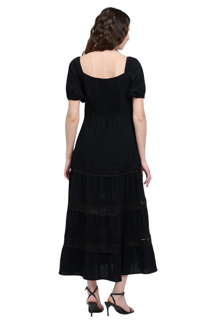 Influencer abito lungo in cotone 03Y121 [ed0f57f4]