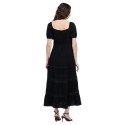 Influencer abito lungo in cotone 03Y121 [ed0f57f4]