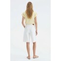 Influencer t-shirt in cotone con ricamo sangallo 05AB223 [3fc2de67]
