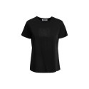 Influencer t-shirt in cotone stretch con logo patch 05AB218 [4bad1db9]