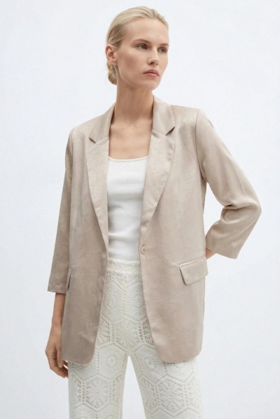 Influencer blazer con maniche a 3/4 05Y163 [17705a84]