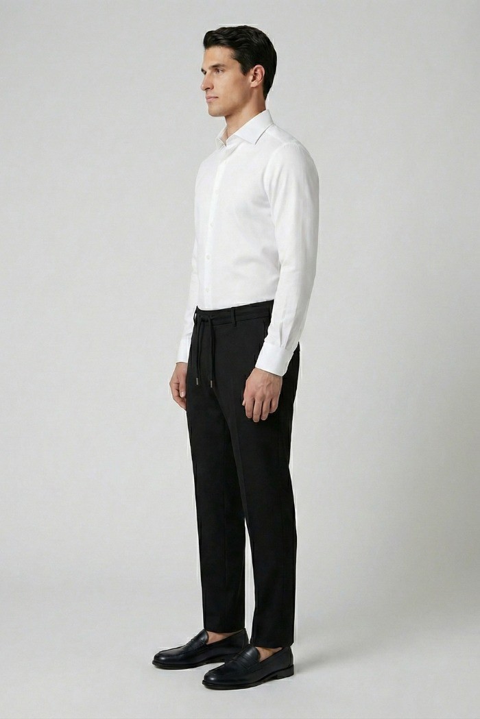 Moro pantalaccio in misto viscosa punto milano MIP2624 [dca32e7b]