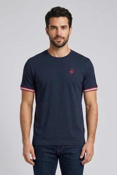Beverly Hills Polo Club t-shirt in jersey di cotone TS416073 — 805219040079757_3