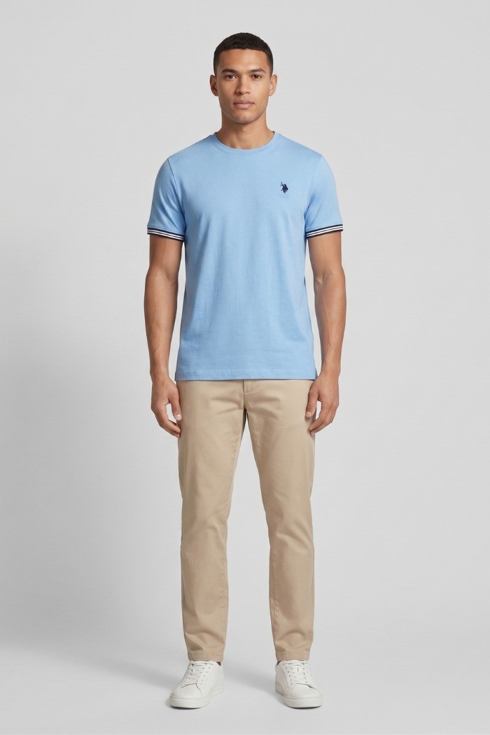 Beverly Hills Polo Club t-shirt in jersey di cotone TS416073 [e1cb44cc]